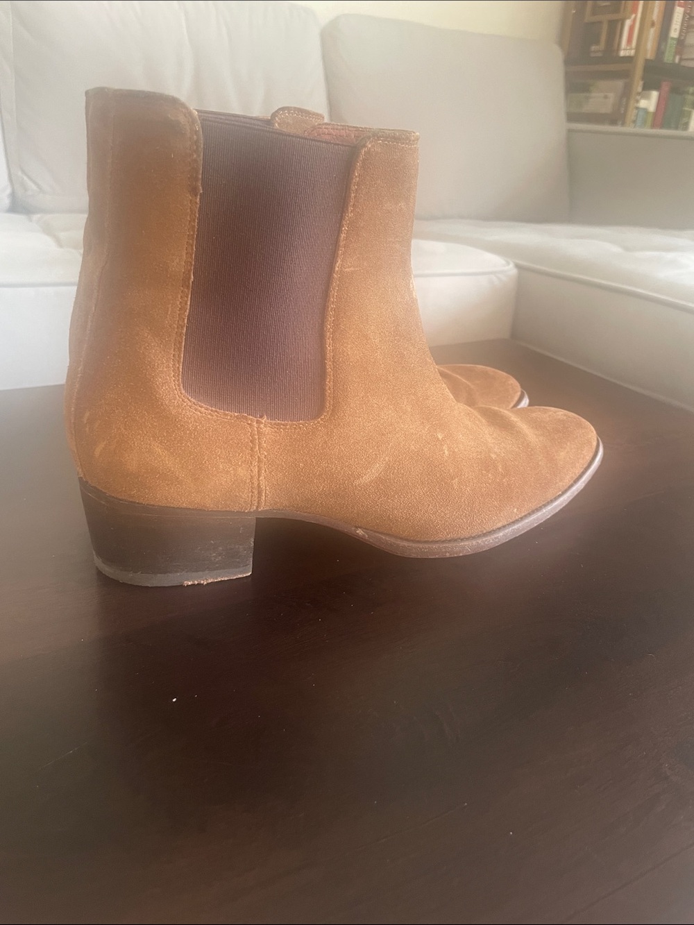 Frye suede Chelsea boots
